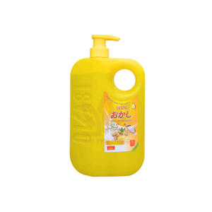 Nước Rửa Chén Okashi Hương Tinh Dầu Gừng & Muối Khoáng Chai 1000ml