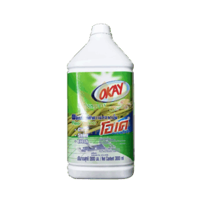 Nước lau sàn Okay Lemongrass can 3,8 lít