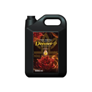 Nước Giặt Xả Deemee Hương Hoa Hồng Mê Hoặc can 5000ml mặt trước