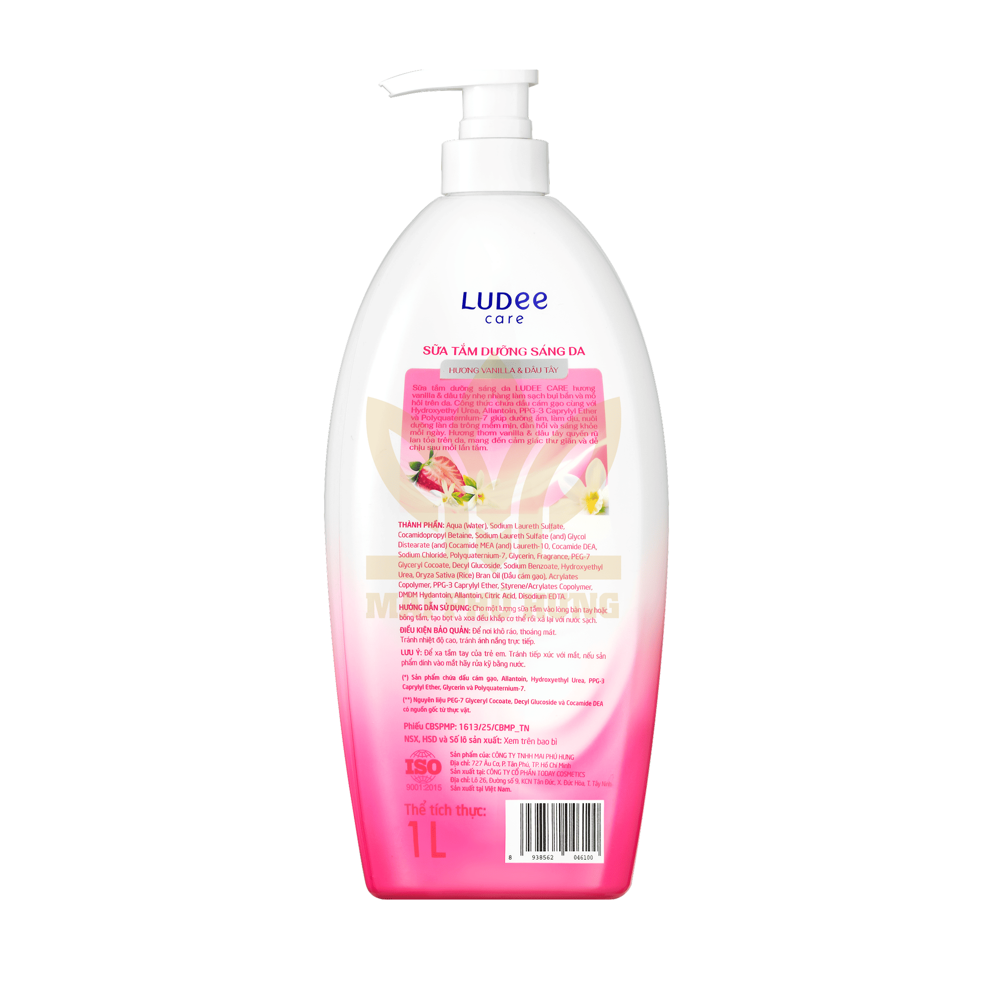Sữa Tắm Ludee Care Hương Vanilla & Dâu Tây 1000ml 15 Sữa Tắm Ludee Care Hương Vanilla & Dâu Tây 1000ml